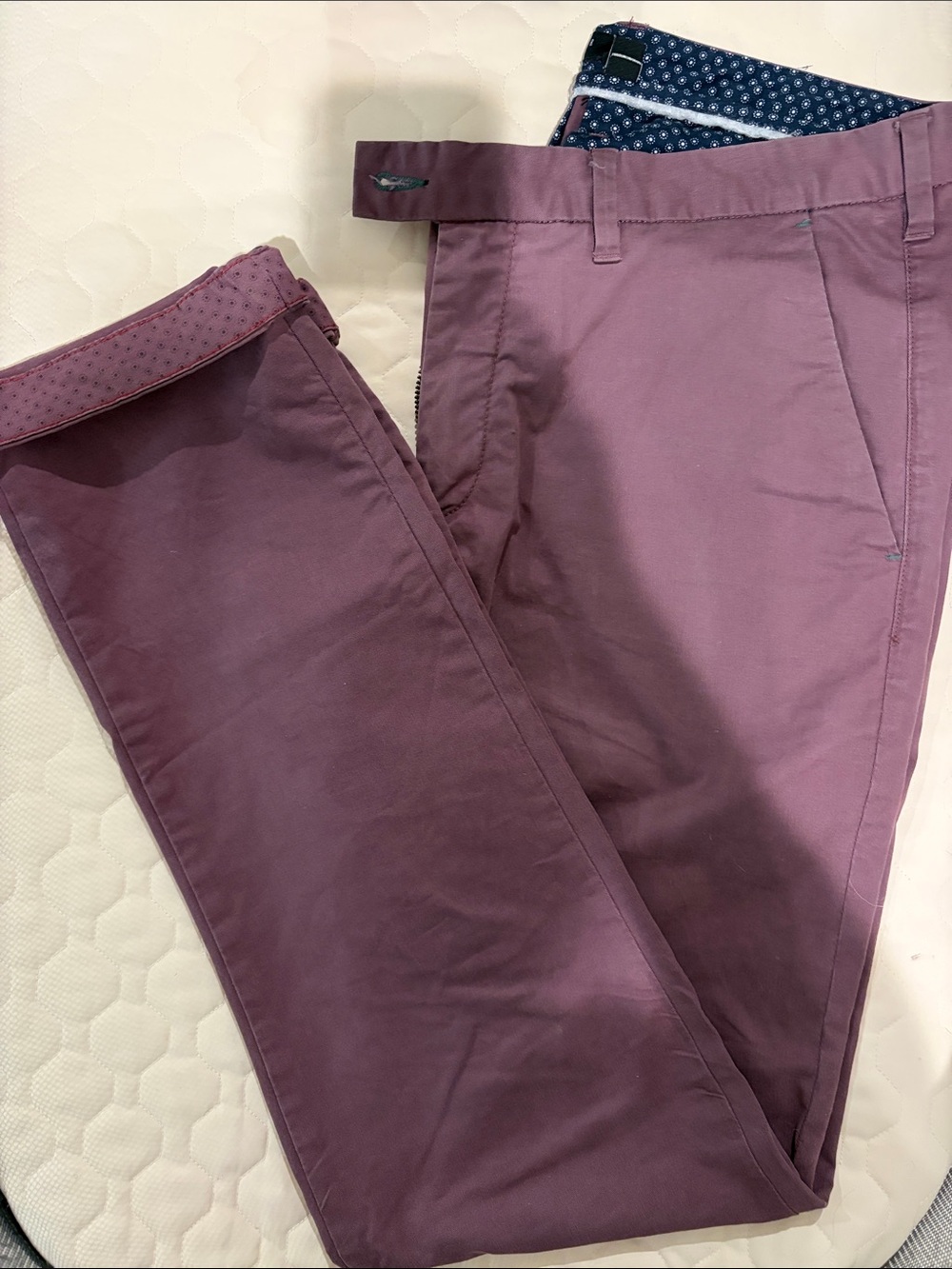 Ted Baker Plum Slim Chinos